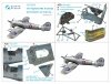Quinta Studio QD72035 Hawker Typhoon Mk.1b (early) 3D-Printed & coloured Interior on decal paper (Brengun) 1/72